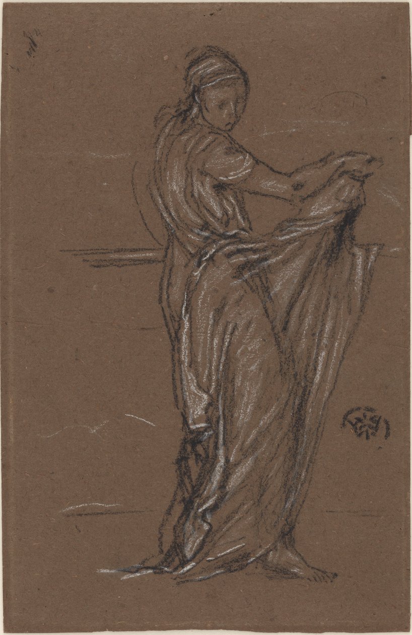 Draped Female Figure by James Abbott McNeill Whistler