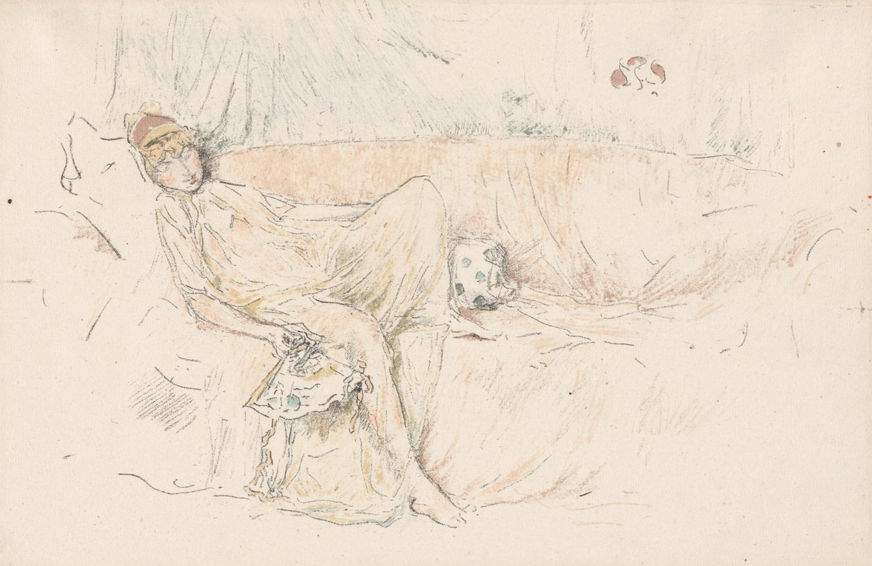 Draped Figure, Reclining by James McNeill Whistler