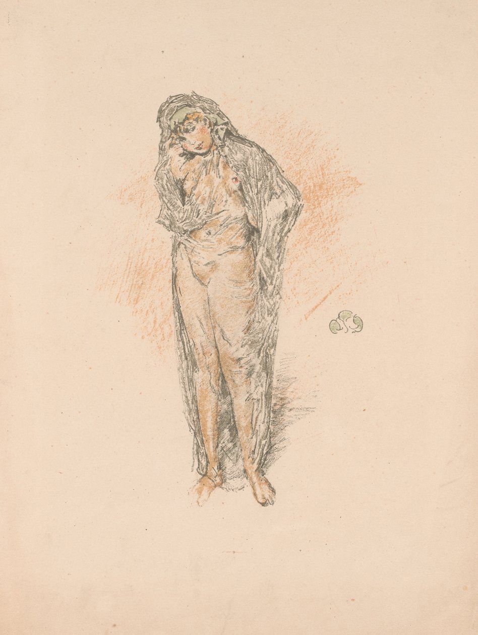 Draped Figure, Standing by James Abbott McNeill Whistler