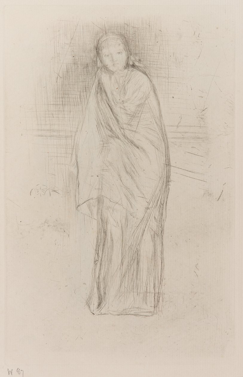 Draped Model by James Abbott McNeill Whistler