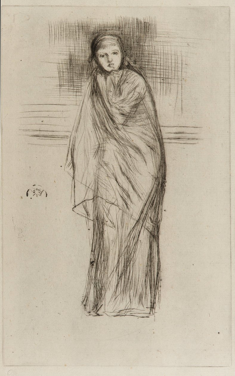 Draped Model by James Abbott McNeill Whistler