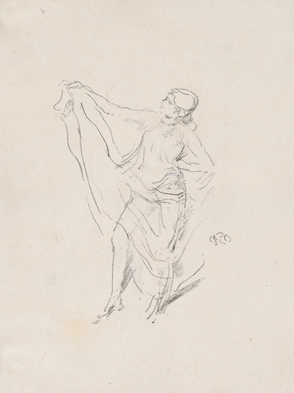 Draped Model, Dancing by James McNeill Whistler