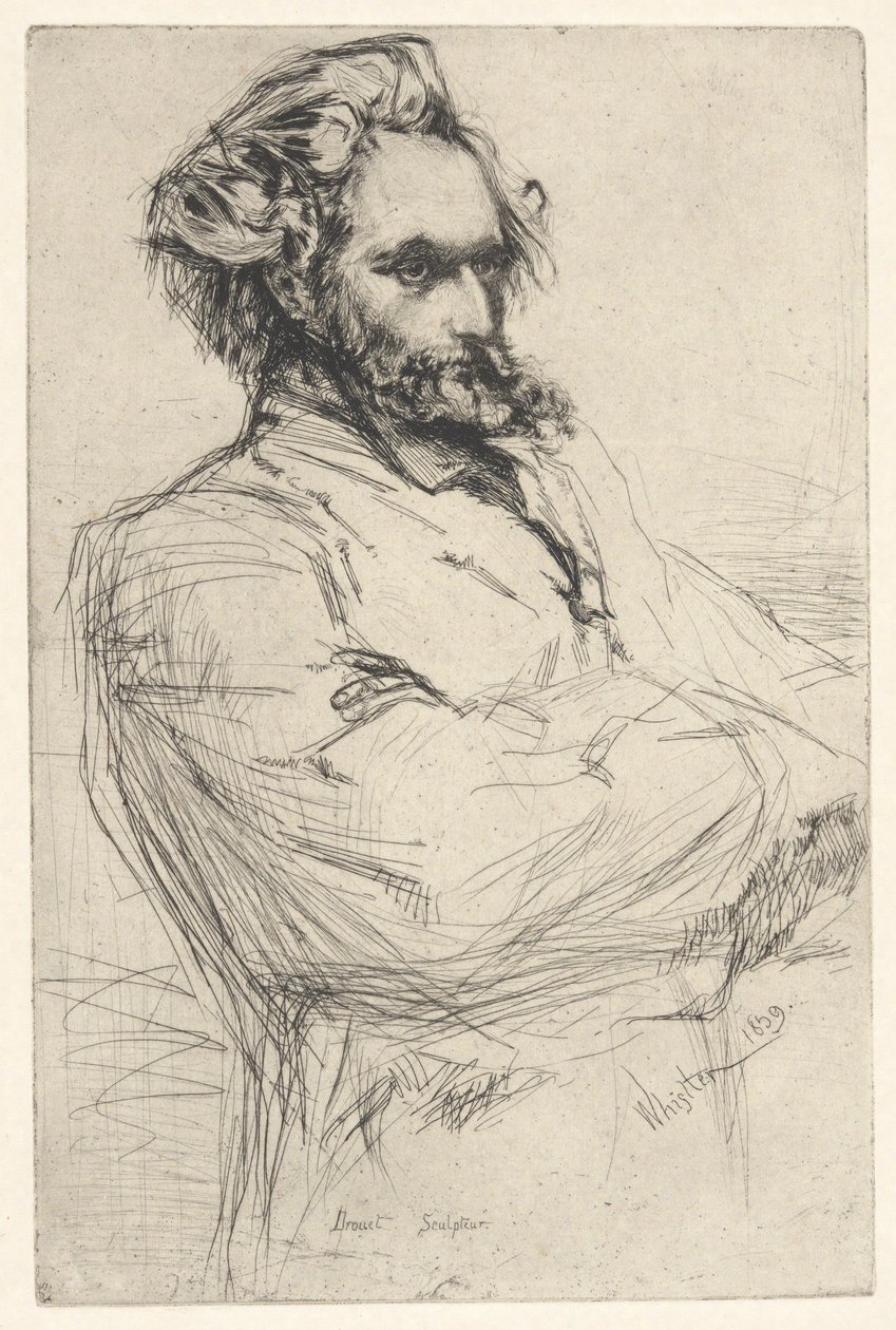 Drouet, Sculptor by James Abbott McNeill Whistler