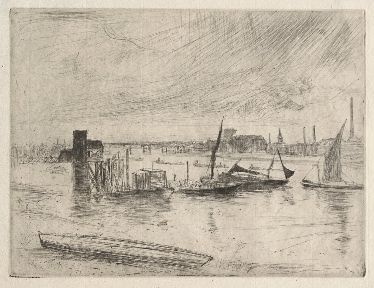 Early Morning Battersea by James McNeill Whistler