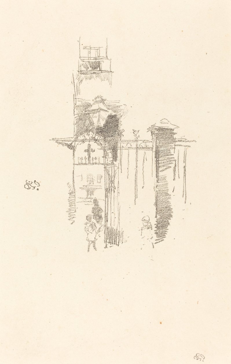 Entrance Gate by James Abbott McNeill Whistler