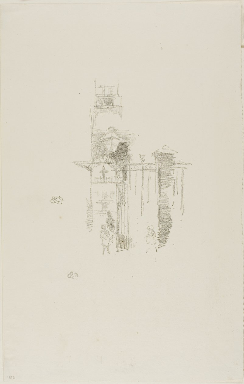 Entrance Gate by James Abbott McNeill Whistler