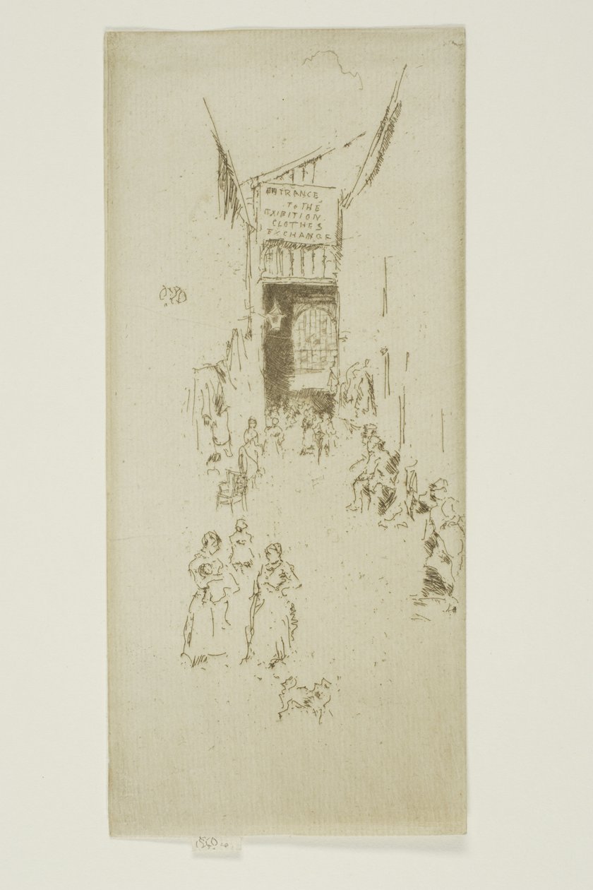 Fleur-de-lys Passage by James Abbott McNeill Whistler