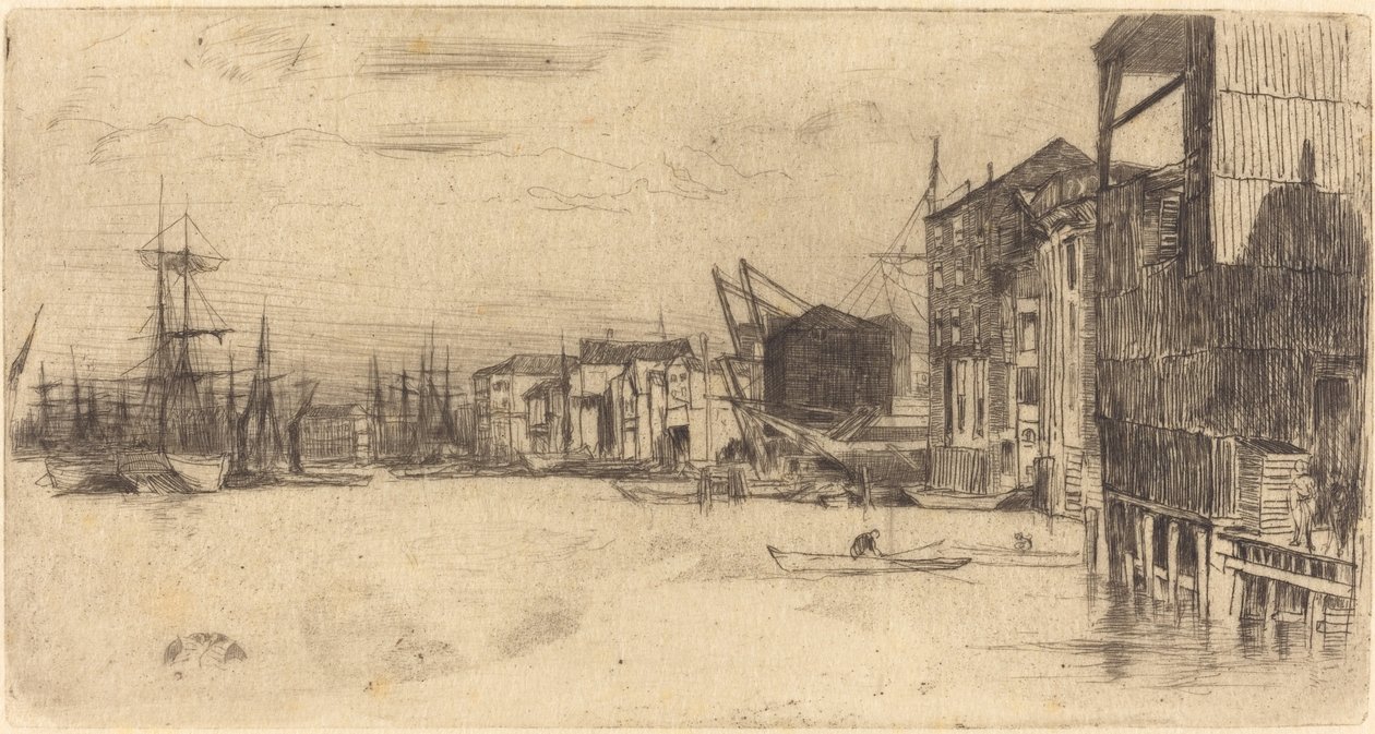 Free Trade Wharf by James Abbott McNeill Whistler
