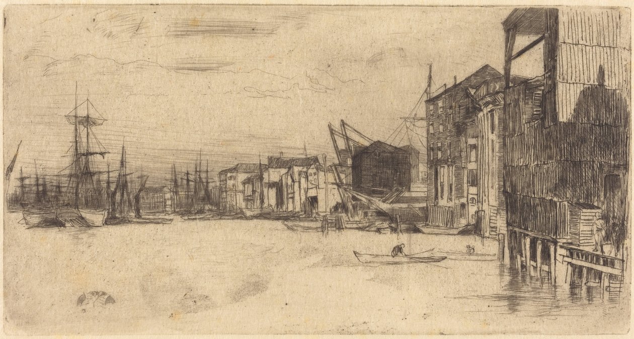 Free Trade Wharf by James McNeill Whistler