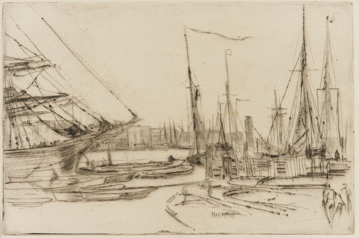 From Billingsgate by James Abbott McNeill Whistler