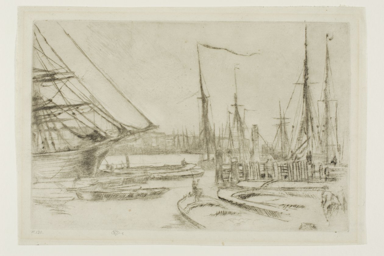 From Billingsgate by James Abbott McNeill Whistler