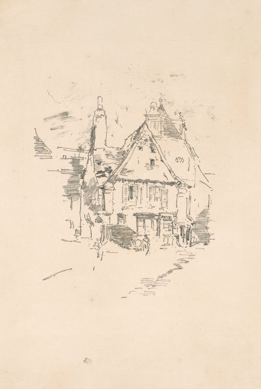 Gabled Roofs by James Abbott McNeill Whistler