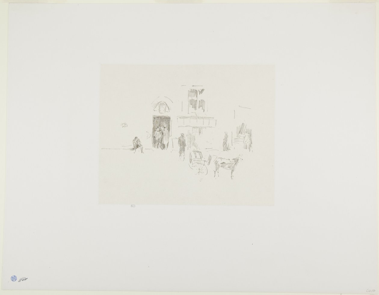 Gaiety Stage Door by James Abbott McNeill Whistler