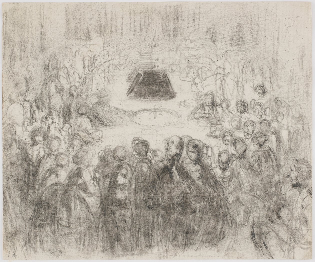 Gambling Salon at Baden-Baden by James Abbott McNeill Whistler