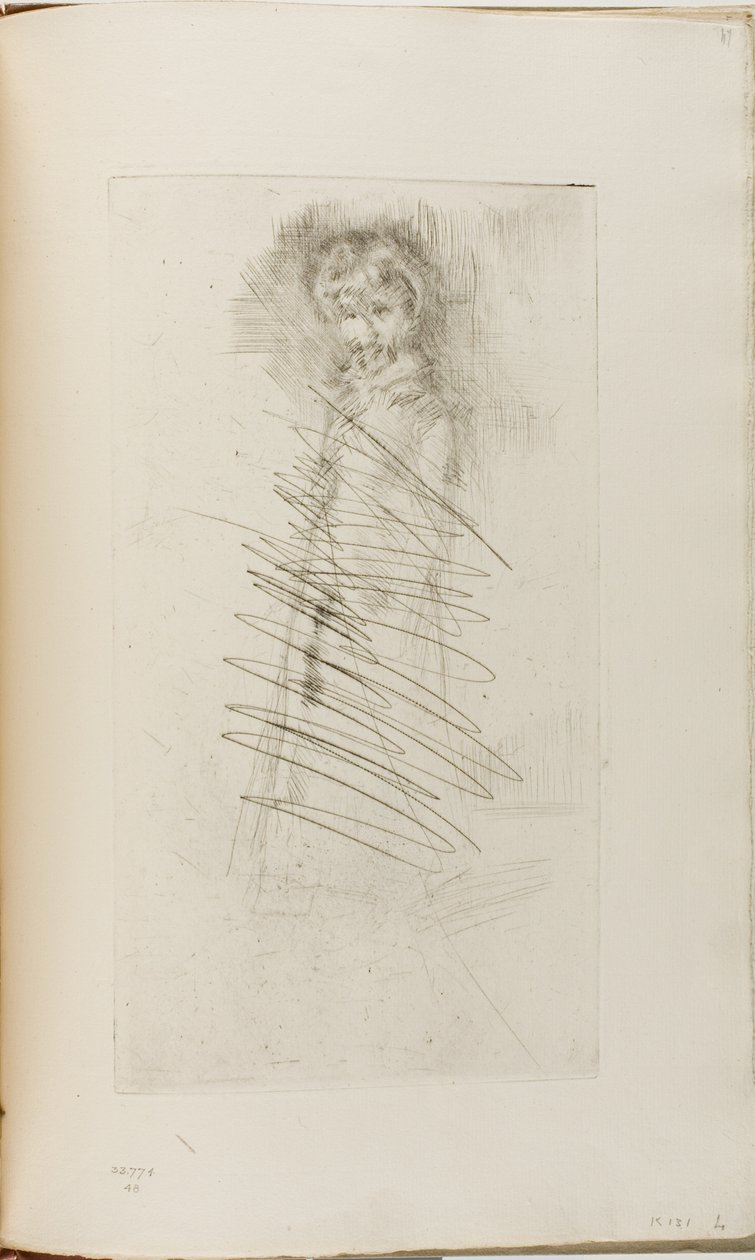 Girl Standing by James Abbott McNeill Whistler