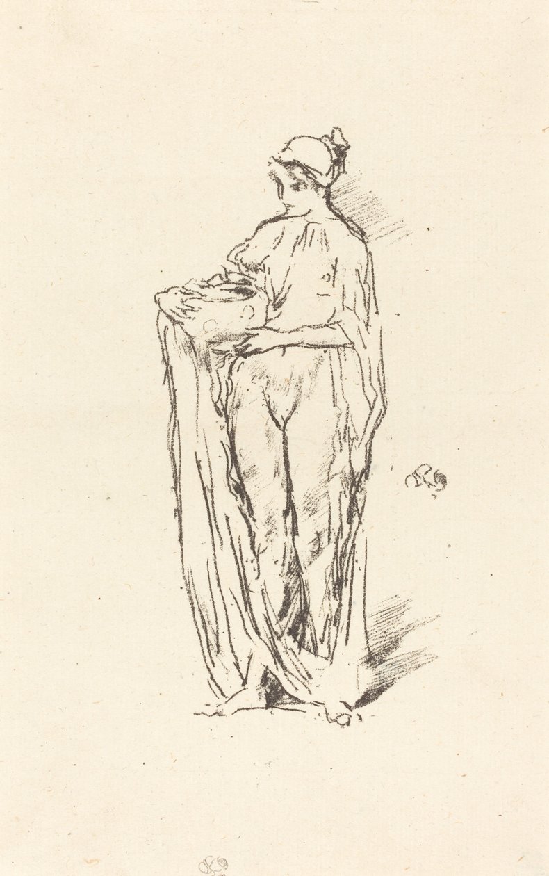 Girl with Bowl by James Abbott McNeill Whistler