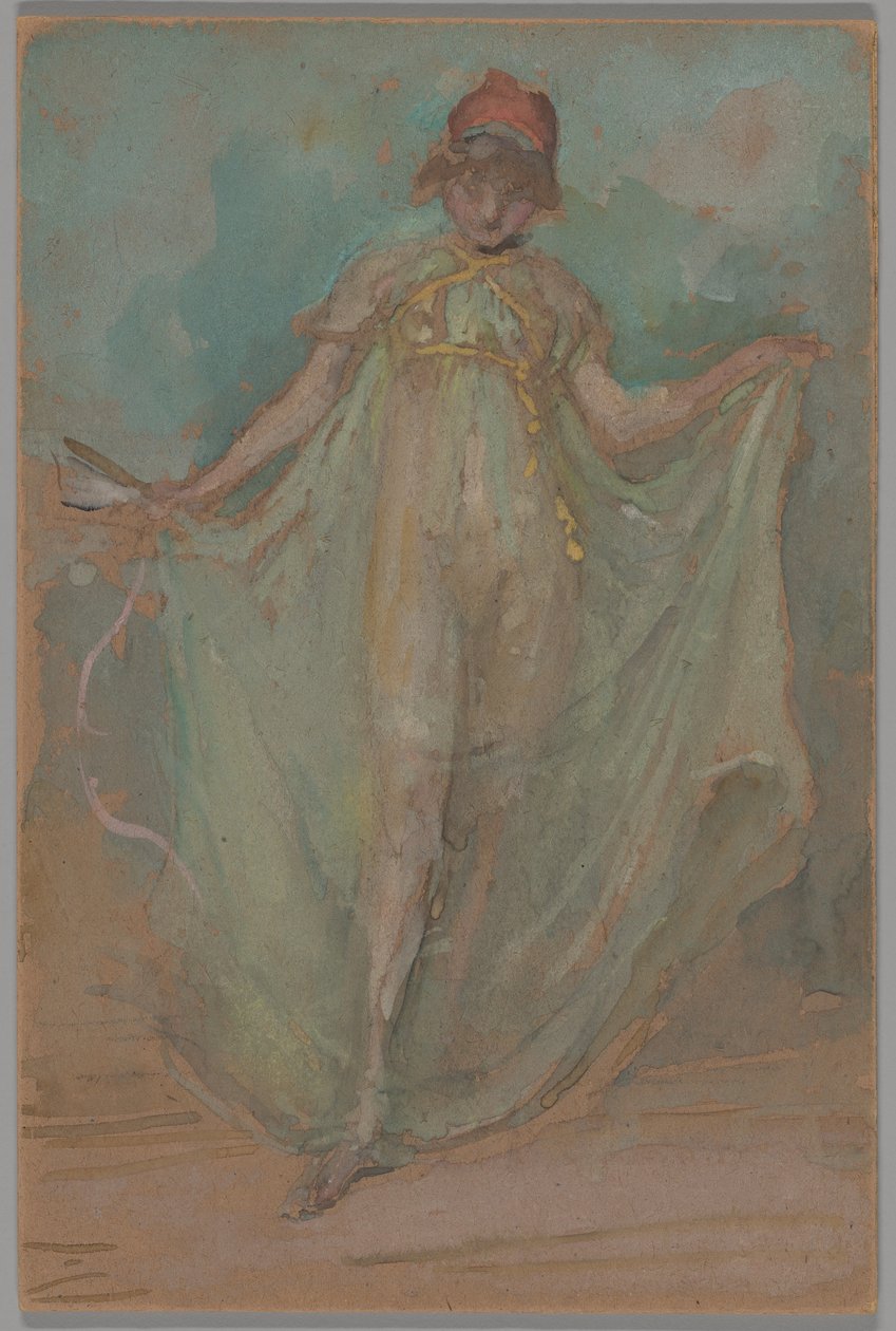 Green and Blue: The Dancer by James McNeill Whistler