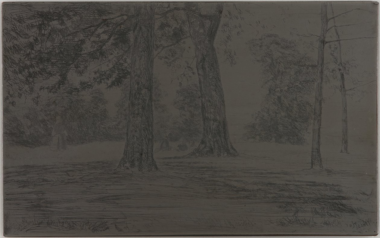 Greenwich Park by James Abbott McNeill Whistler