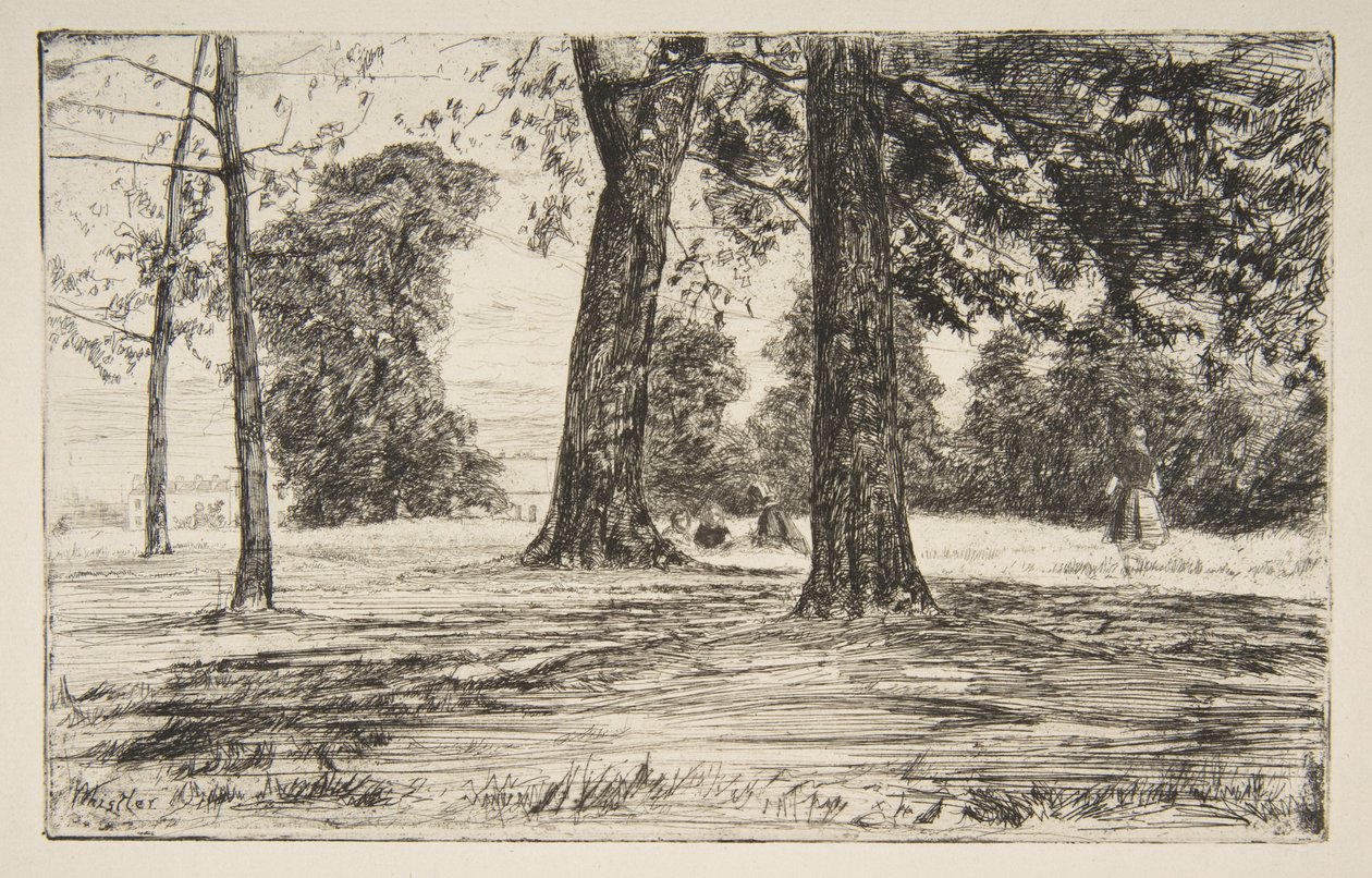Greenwich Park by James McNeill Whistler