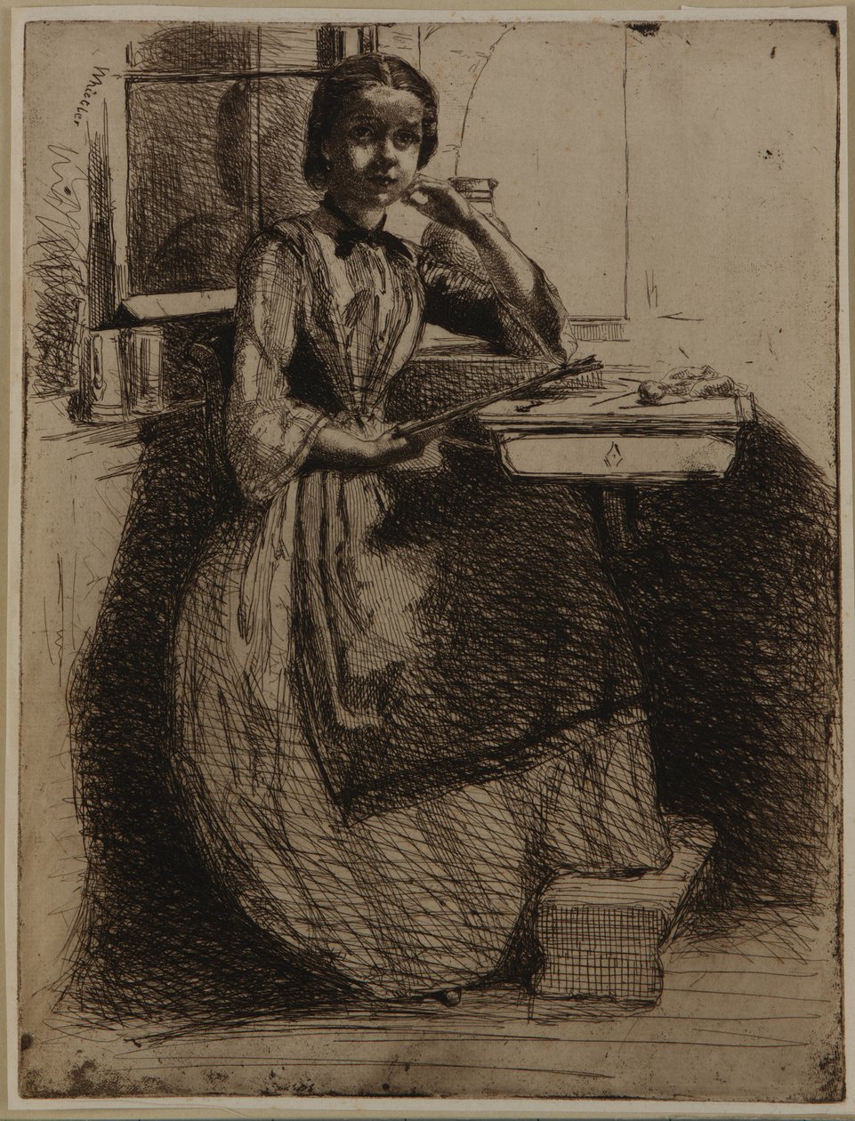 Gretchen at Heidelberg by James Abbott McNeill Whistler