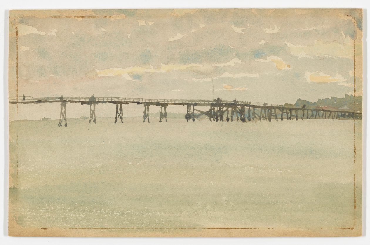 Grey and Silver–Pier, Southend by James Abbott McNeill Whistler