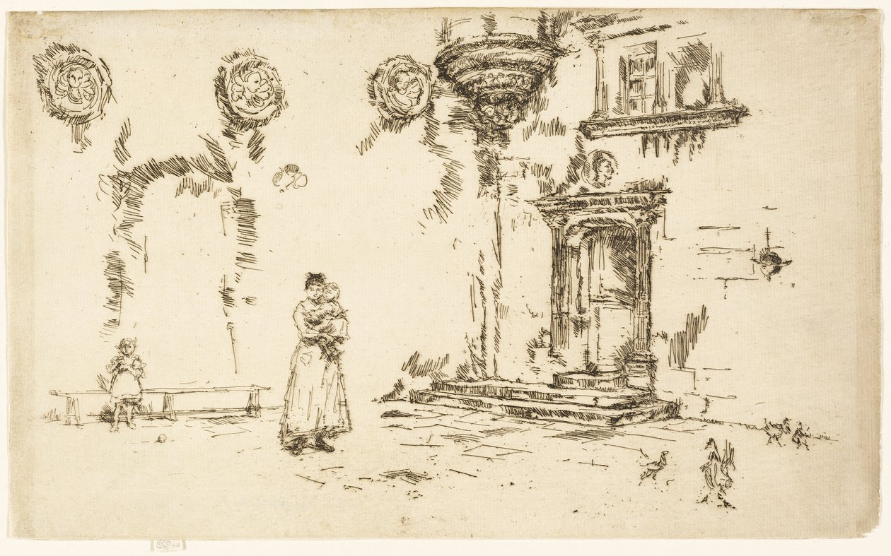 Hôtel Lallemont, Bourges by James Abbott McNeill Whistler