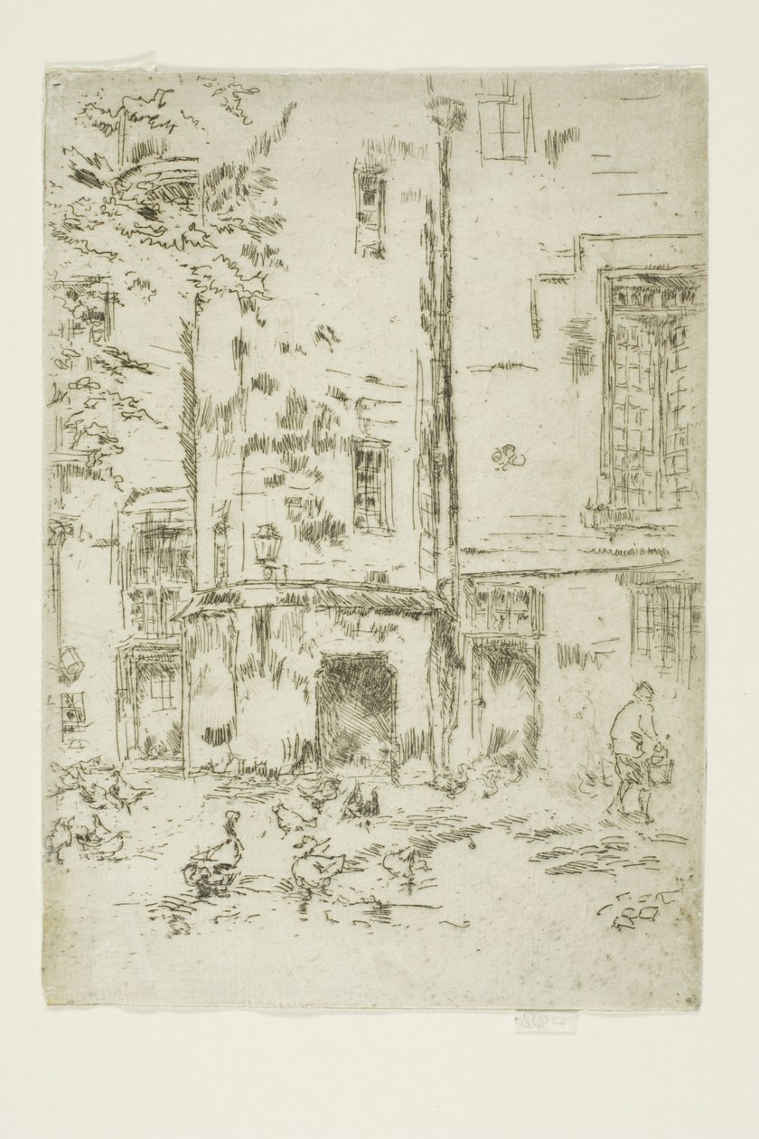 Hotel de la Croix Blanche by James Abbott McNeill Whistler