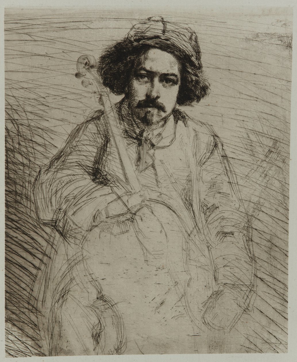 J. Becquet, Sculptor by James Abbott McNeill Whistler
