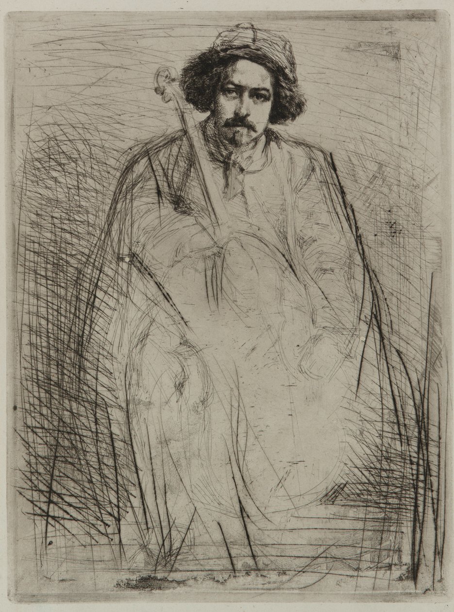 J. Becquet, Sculptor by James Abbott McNeill Whistler