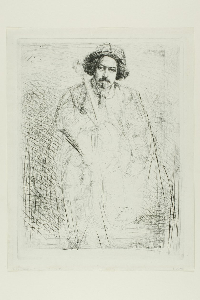 J. Becquet, Sculptor by James Abbott McNeill Whistler