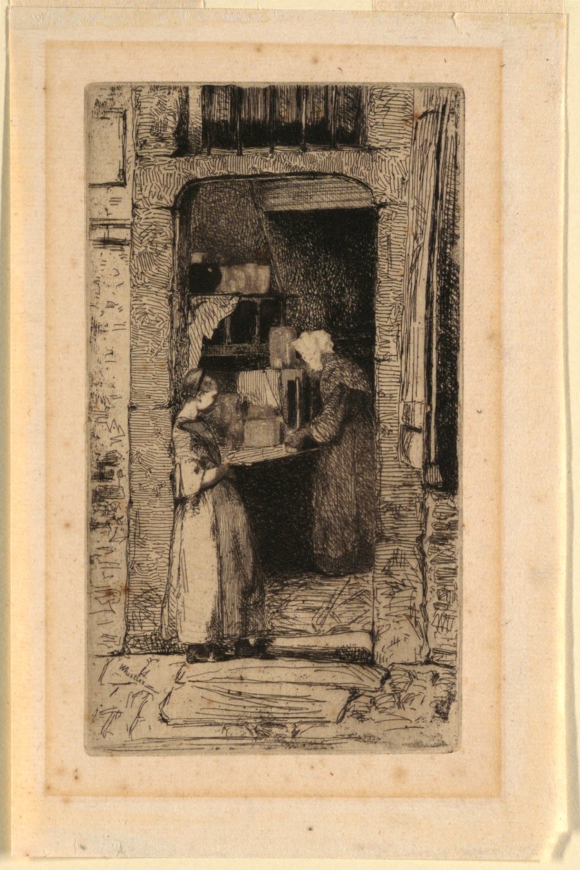 The Mustard Seller by James Abbott McNeill Whistler