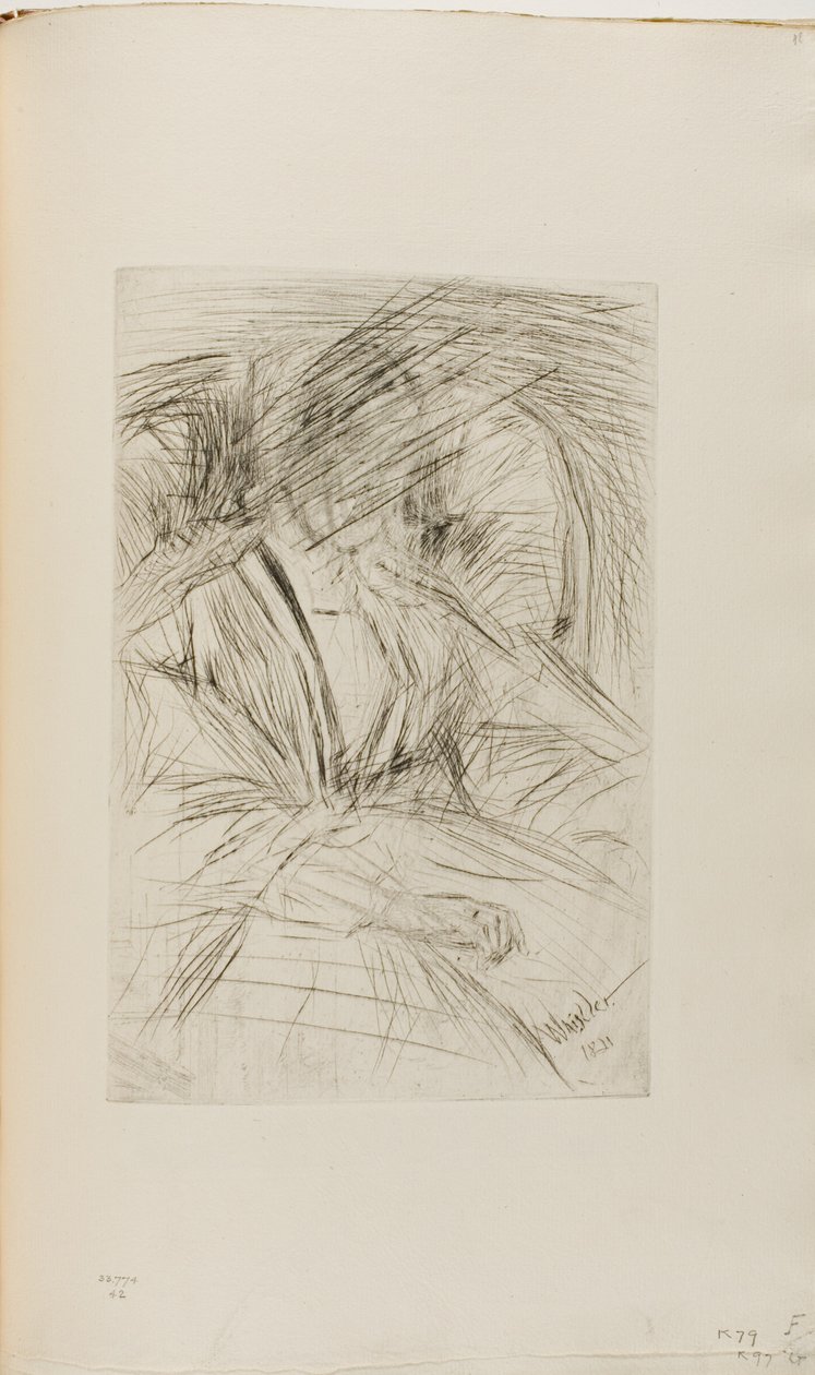 Lady in an Armchair by James Abbott McNeill Whistler