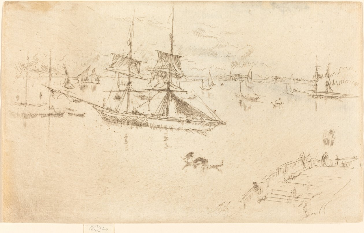 Lagoon: Noon by James Abbott McNeill Whistler