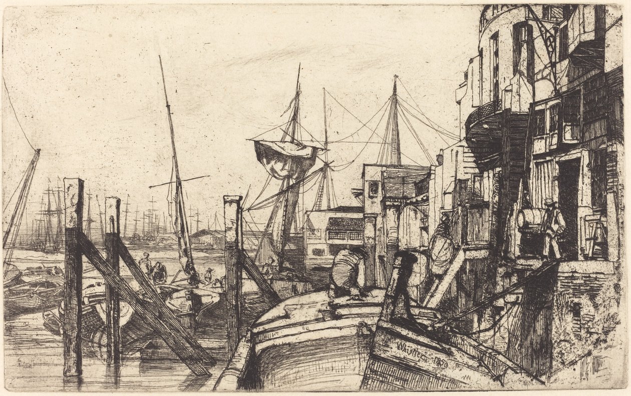 Limehouse by James Abbott McNeill Whistler