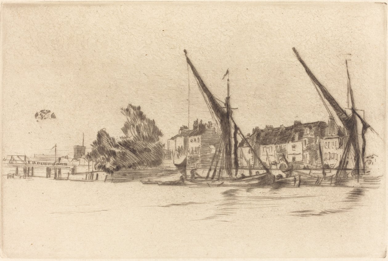Lindsey Houses by James Abbott McNeill Whistler