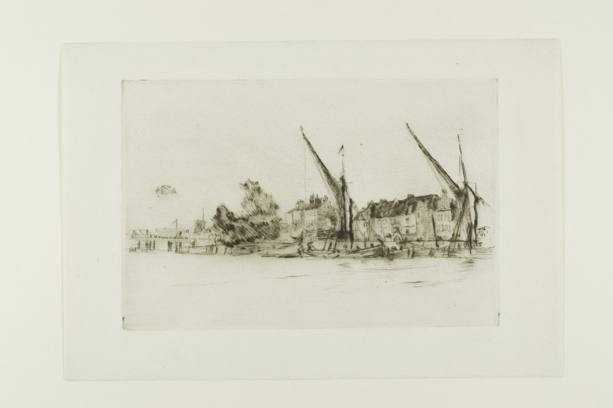 Lindsey Houses by James Abbott McNeill Whistler