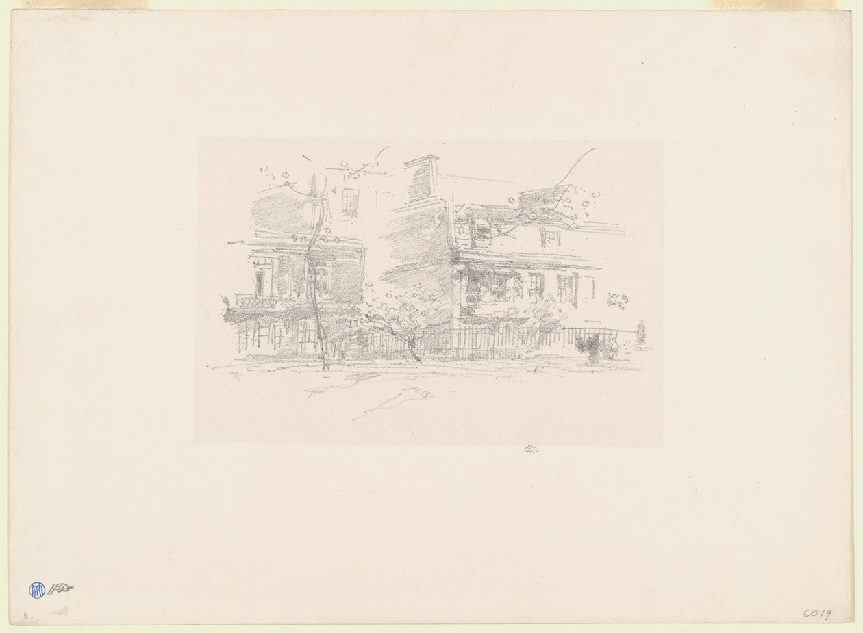 Lindsey Row, Chelsea by James McNeill Whistler