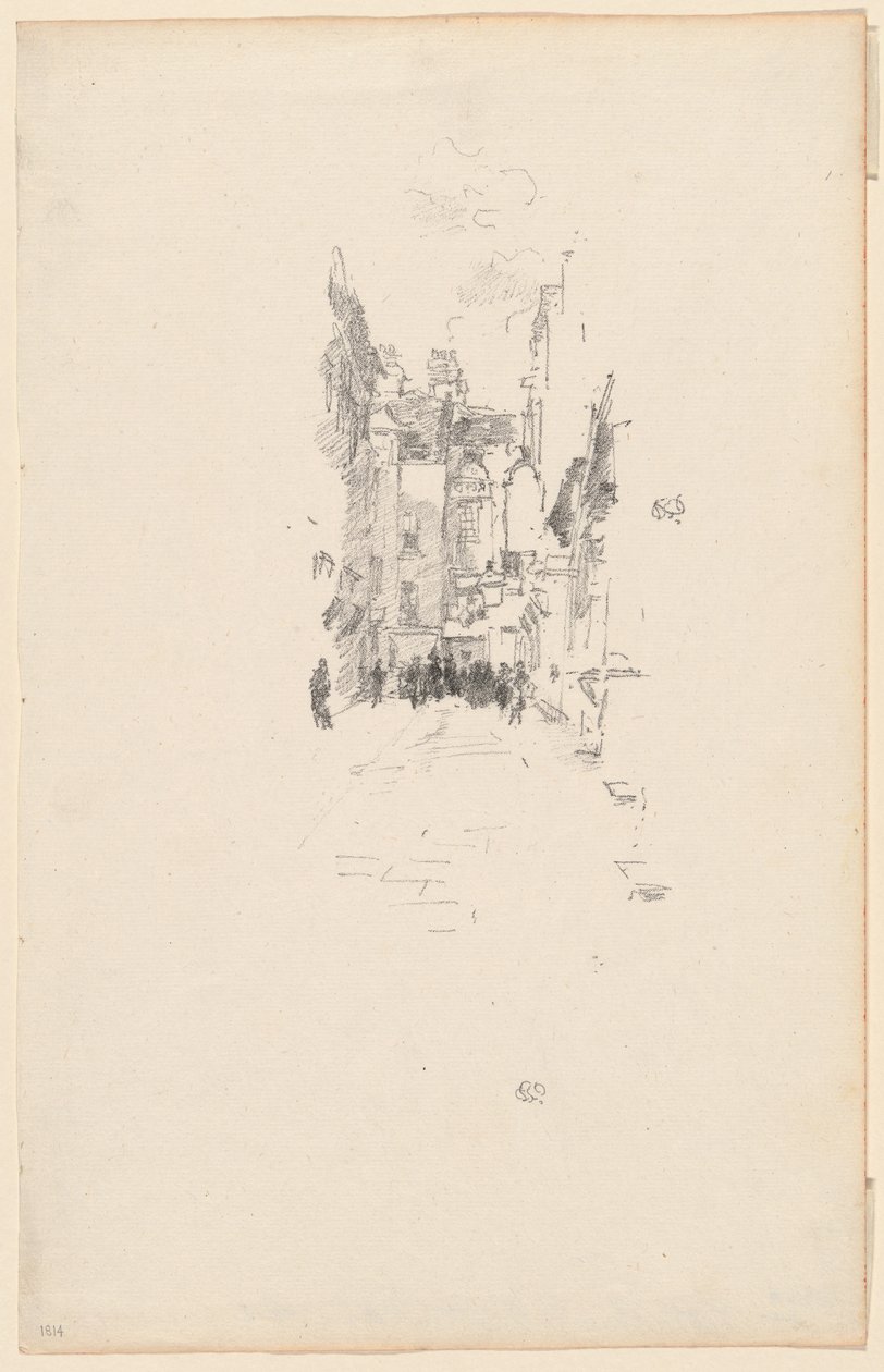 Little Court, Cloth Fair by James Abbott McNeill Whistler