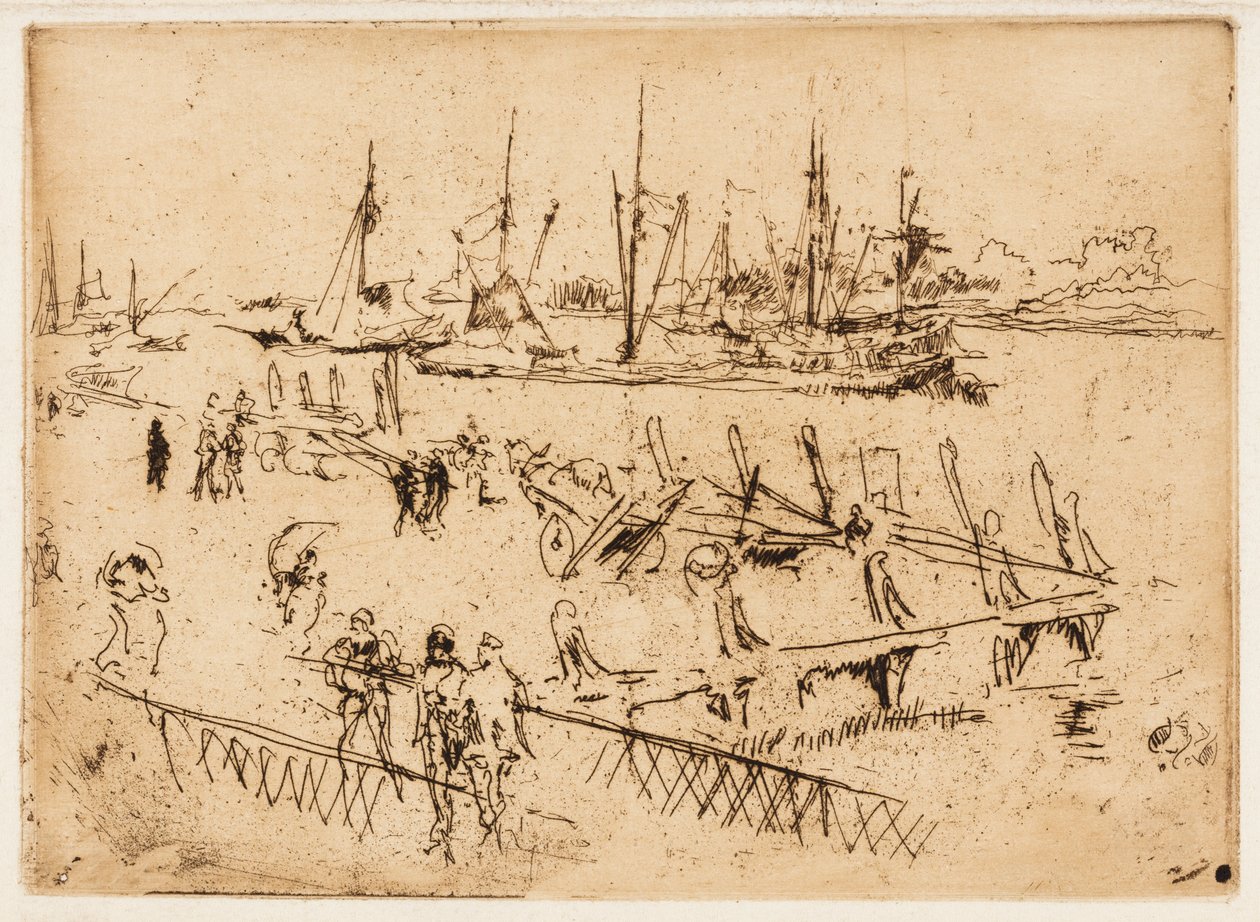 Little Dordrecht by James Abbott McNeill Whistler