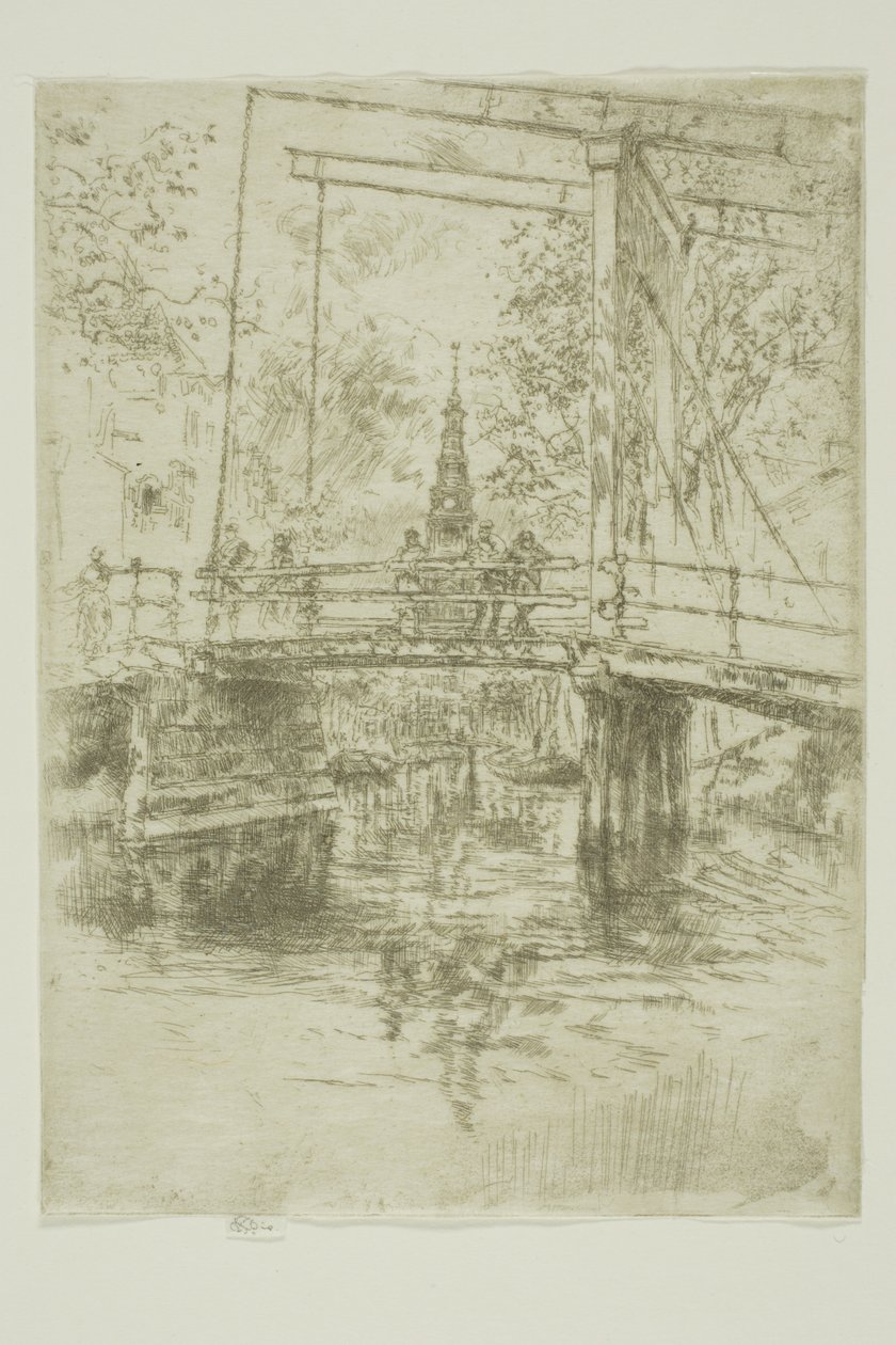 Little Drawbridge, Amsterdam by James Abbott McNeill Whistler