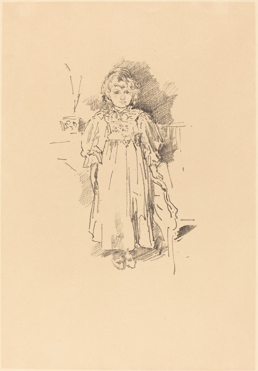 Little Evelyn by James Abbott McNeill Whistler