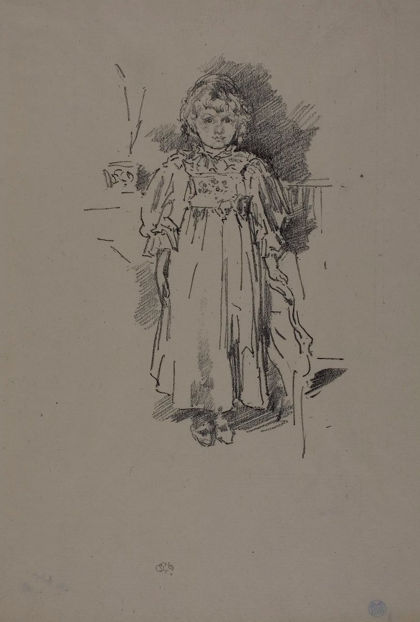 Little Evelyn by James Abbott McNeill Whistler