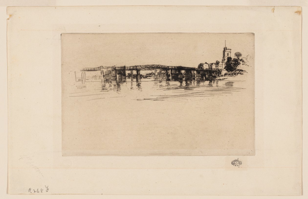 Little Putney Bridge by James Abbott McNeill Whistler