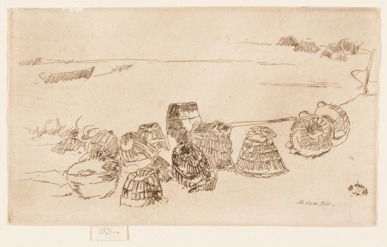 Lobster Pots - Selsea Bill by James Abbott McNeill Whistler