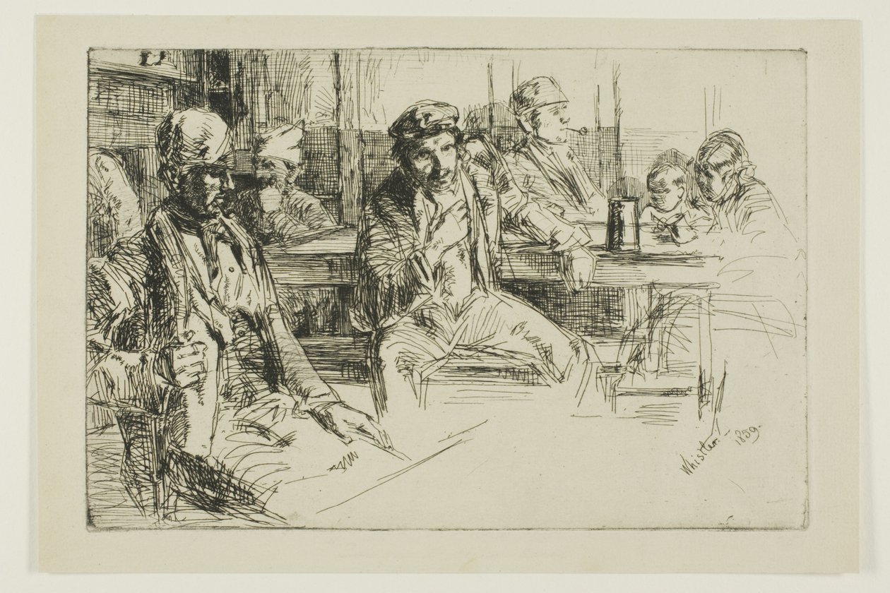 Longshore Men by James Abbott McNeill Whistler