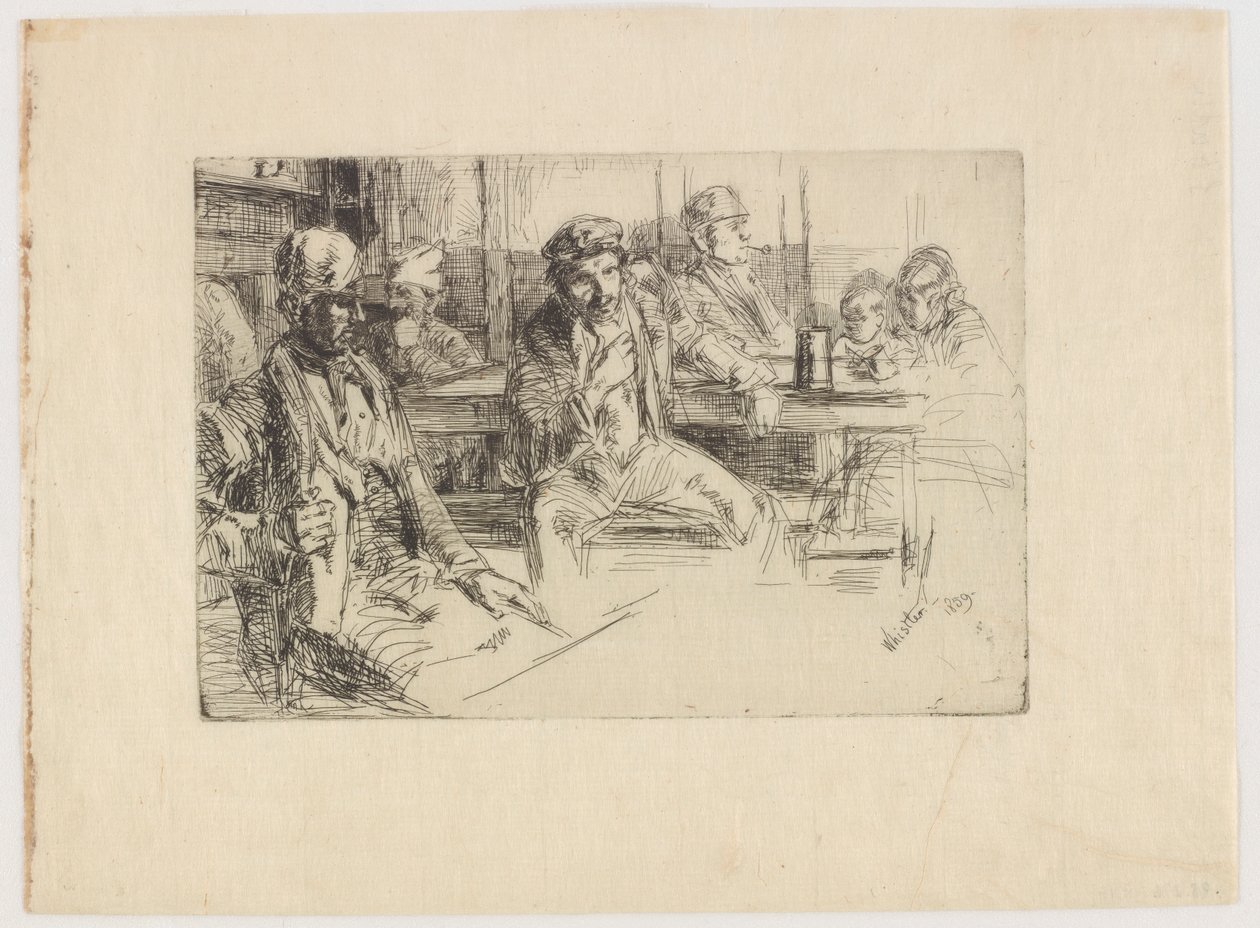 Longshore Men by James Abbott McNeill Whistler