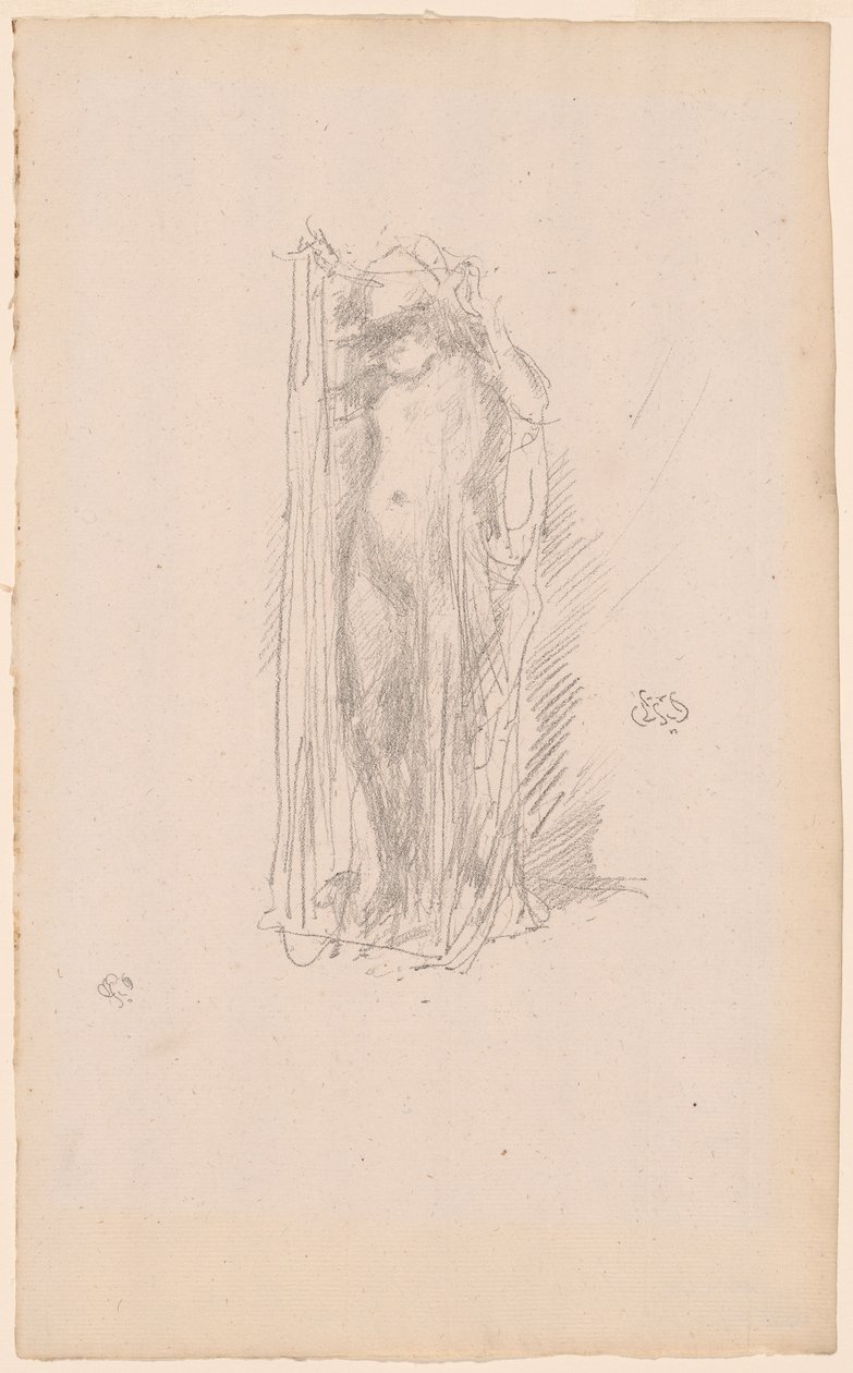 Model Draping by James Abbott McNeill Whistler
