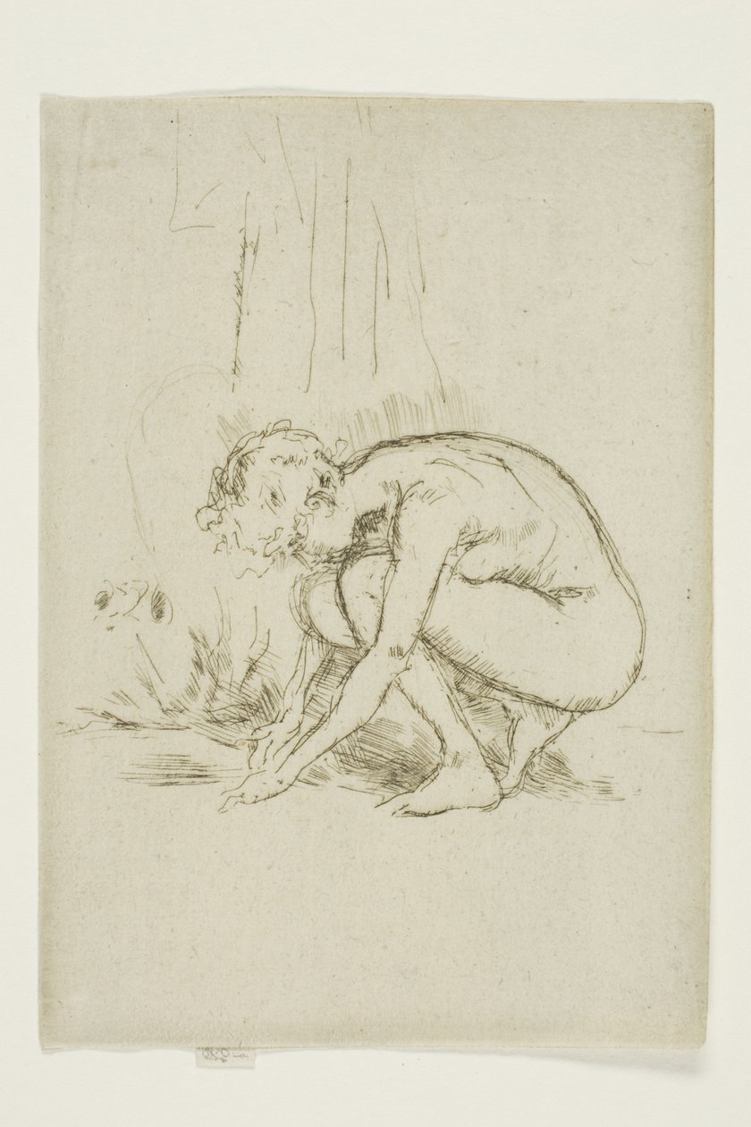 Model Stooping by James Abbott McNeill Whistler