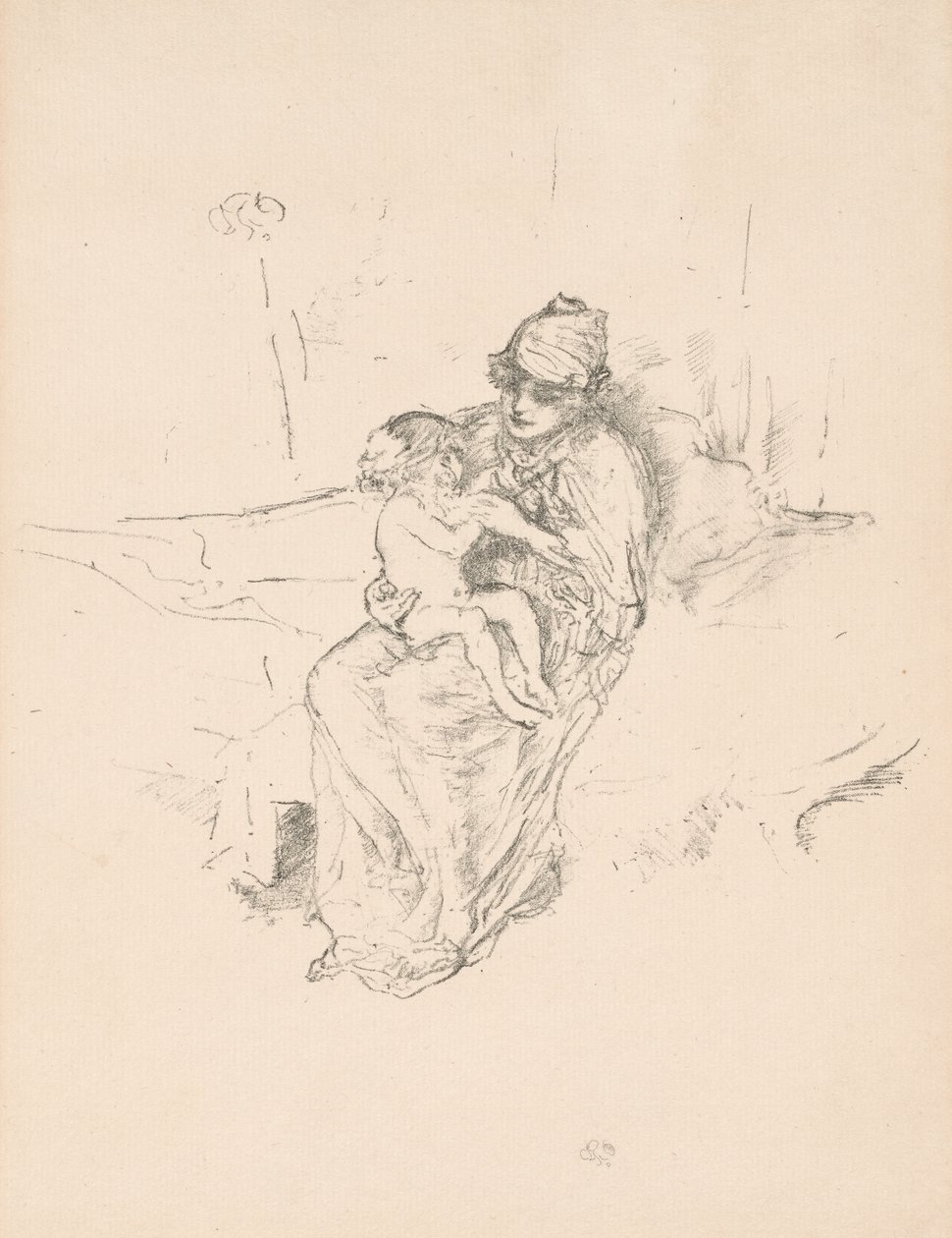 Mother and Child, No. 1 by James Abbott McNeill Whistler