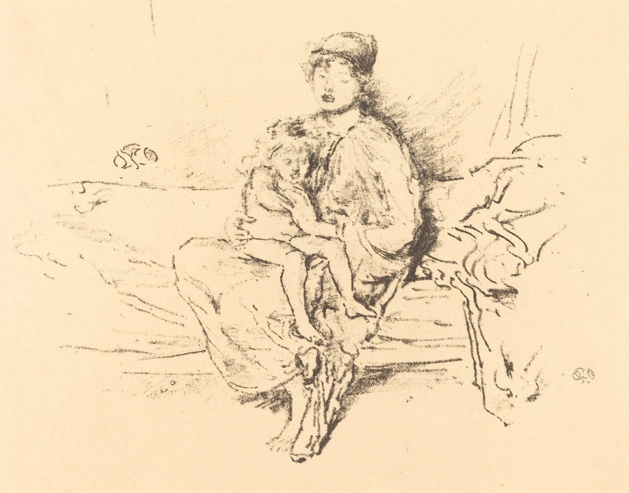 Mother and Child, No. 2 by James Abbott McNeill Whistler